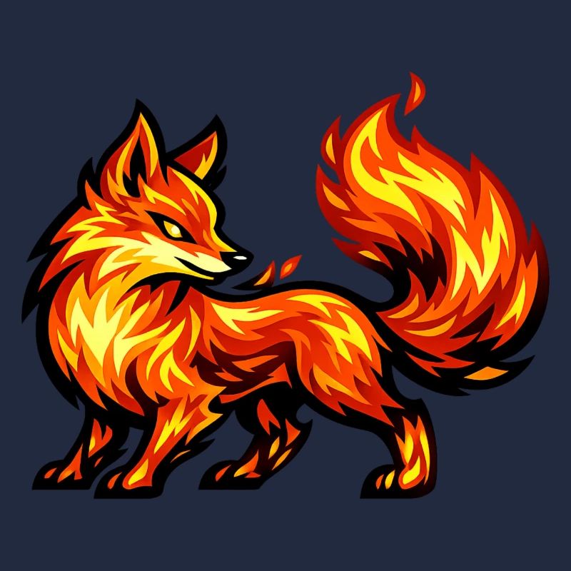Feuerfuchs – Tier aus Flammen
