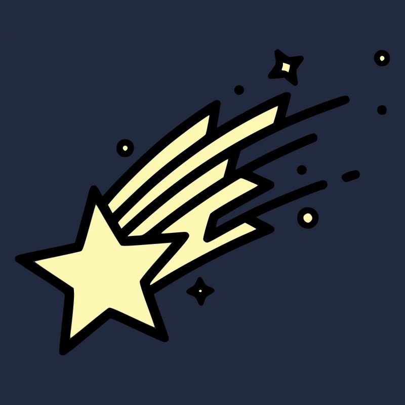 Shooting Star Comet Comic