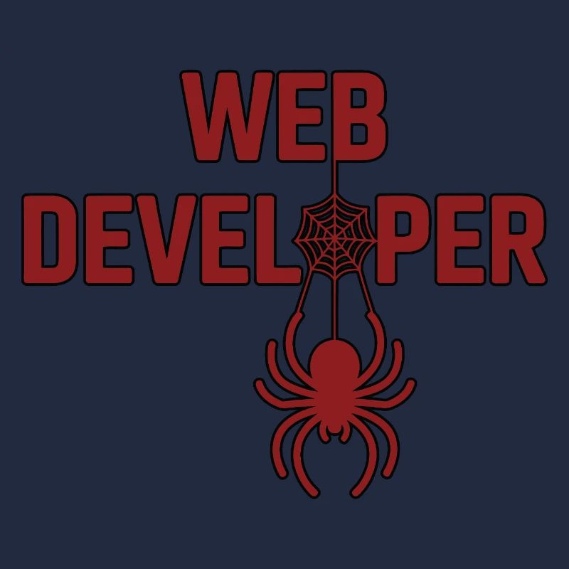 Web Developer Spider Logo Shirt