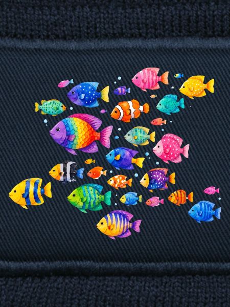 Bunte Tropenfische Illustration