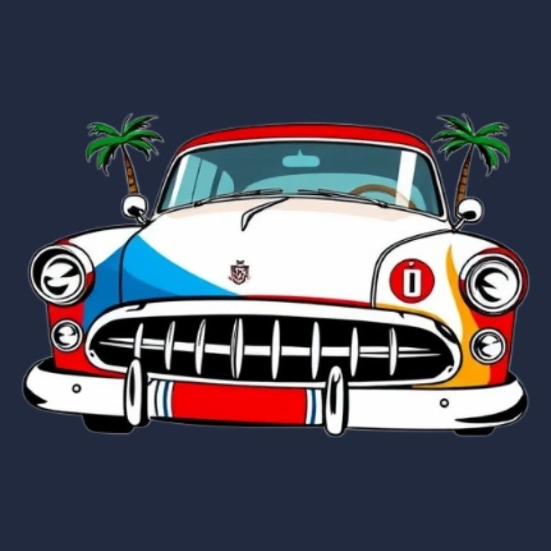 Palm Drive Oldtimer-Collage