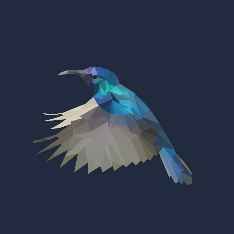 LowPoly "colibri"