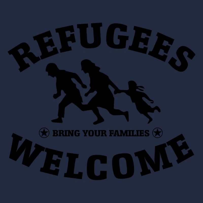 Refugees Welcome (versch. Farben)