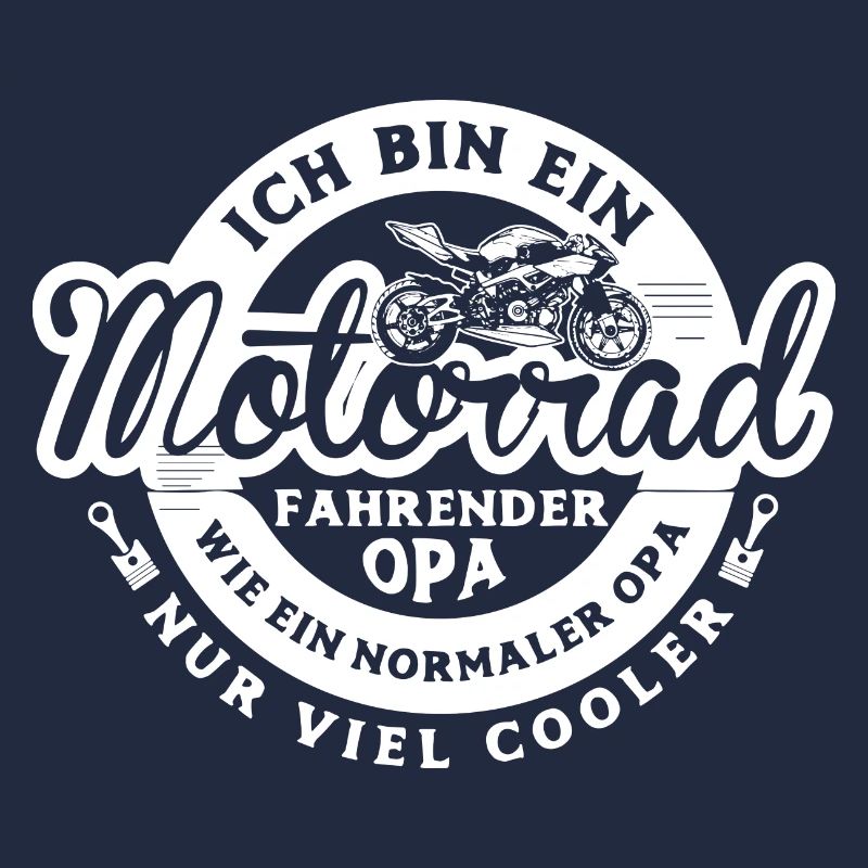 Cooler Motorradopa