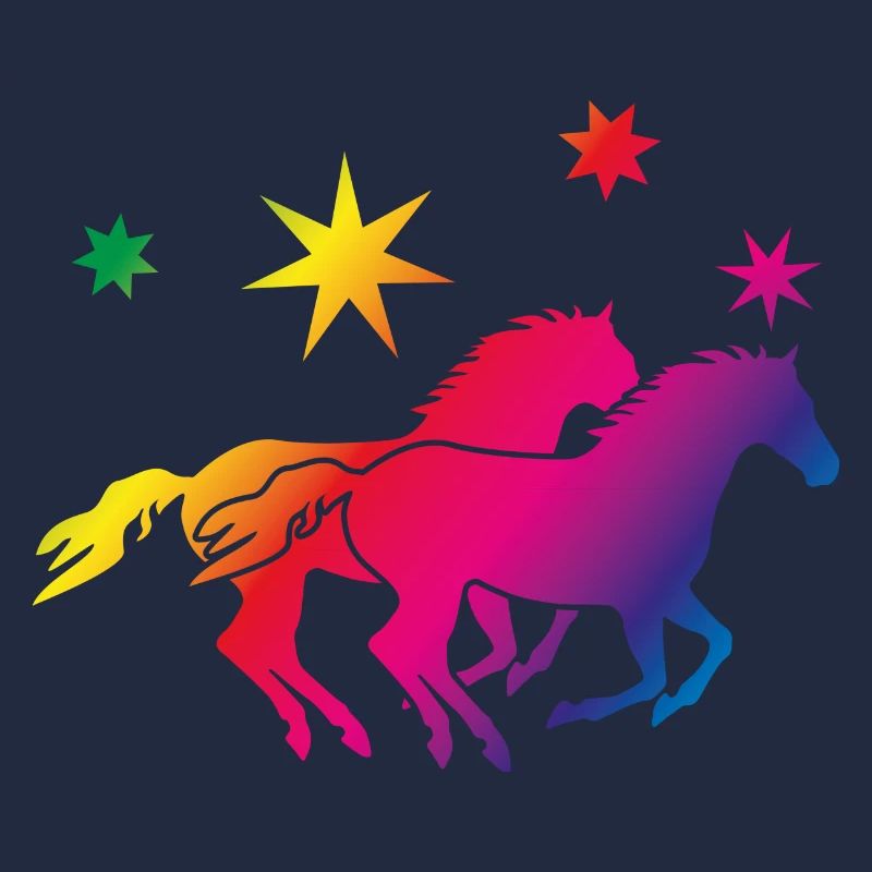 Regenbogenpferde Sternenglanz