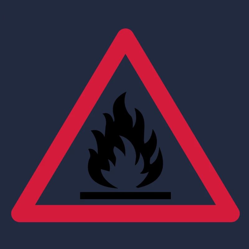 Branntgefahr schild