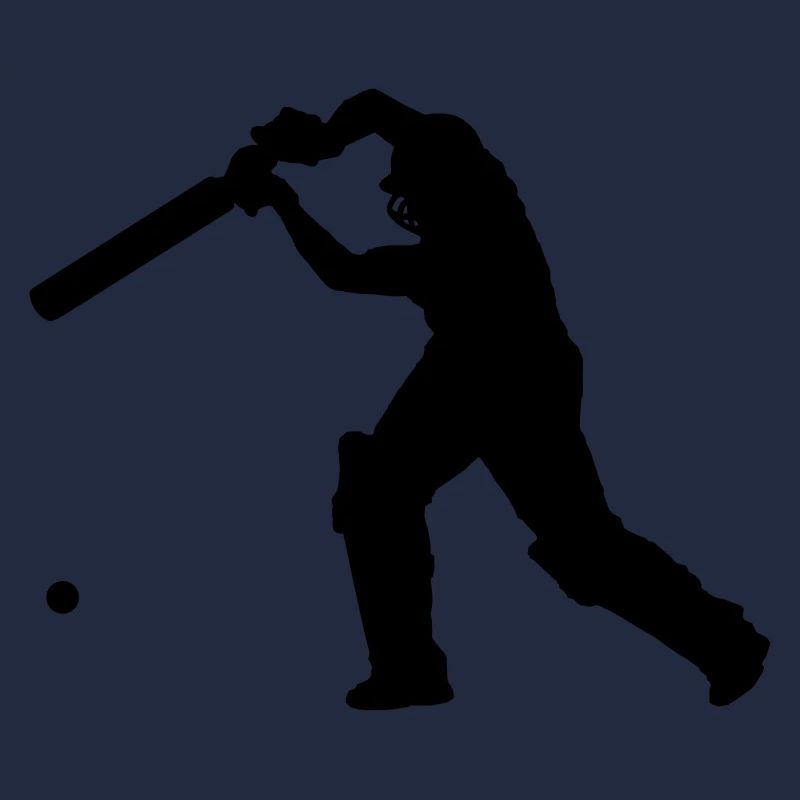 Cricket Player 2 (Vector)