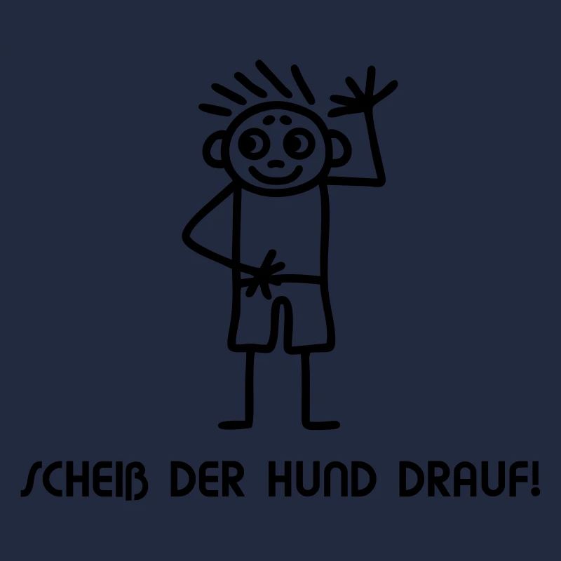 Strichmännchen scheiß drauf