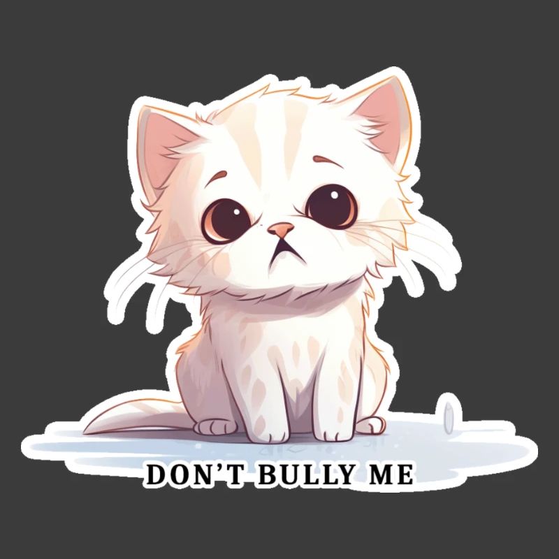 Don't Bully Me – Cute Cat with Message