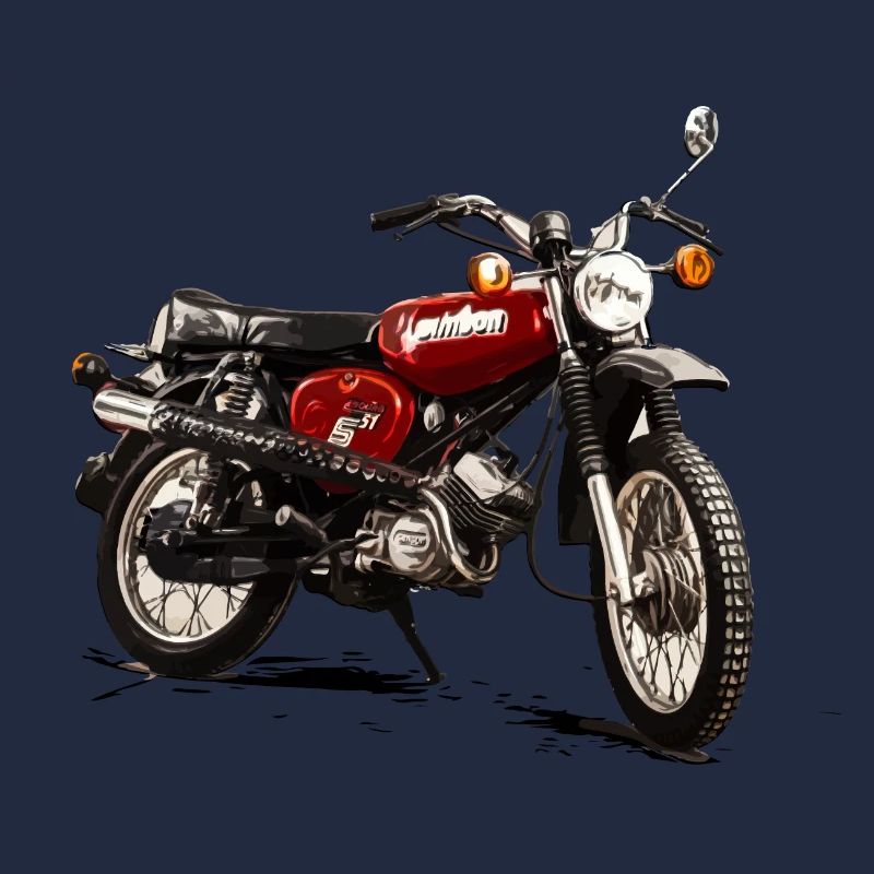 S51 Enduro Simson Motorcycle