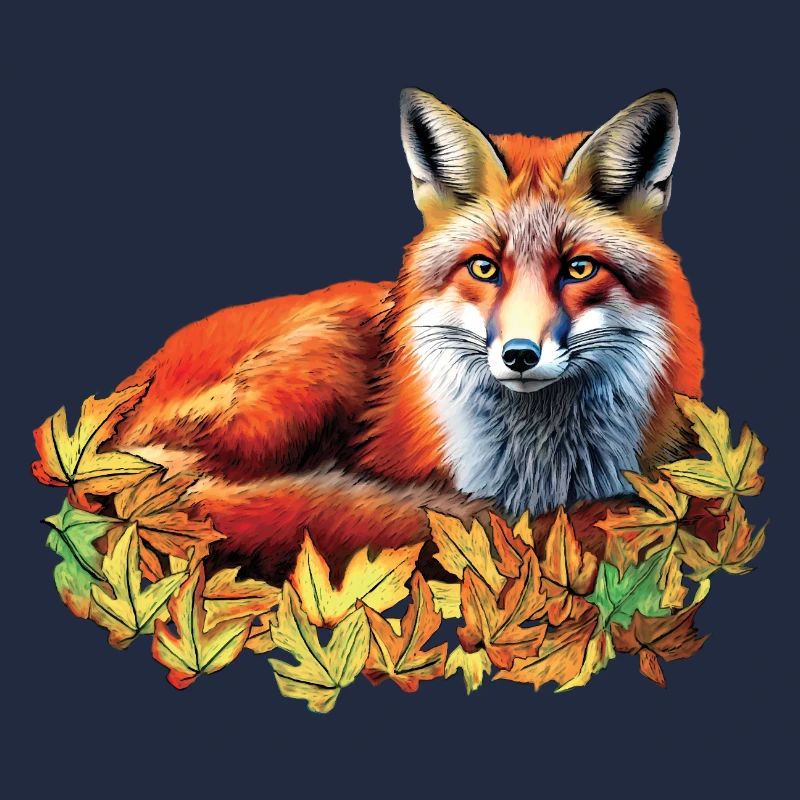 Rotfuchs im Herbst