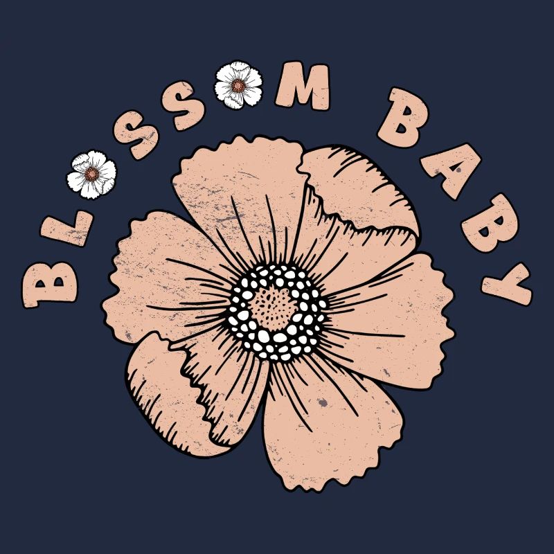 Jolie fleur - Conception de fleur de printemps mignonne