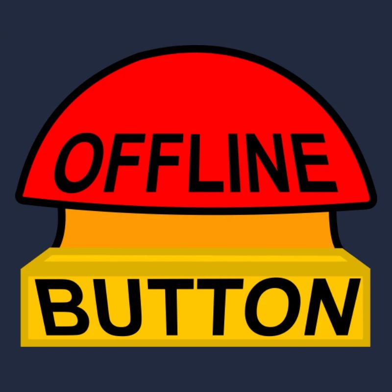 Offline-Button – Sparen Sie sich