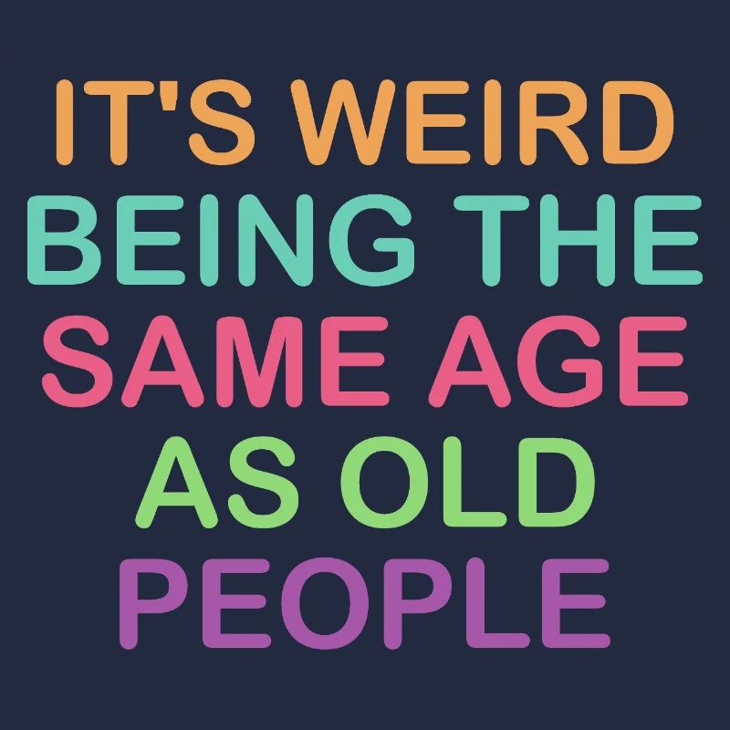 Humorous Age Comparison Design