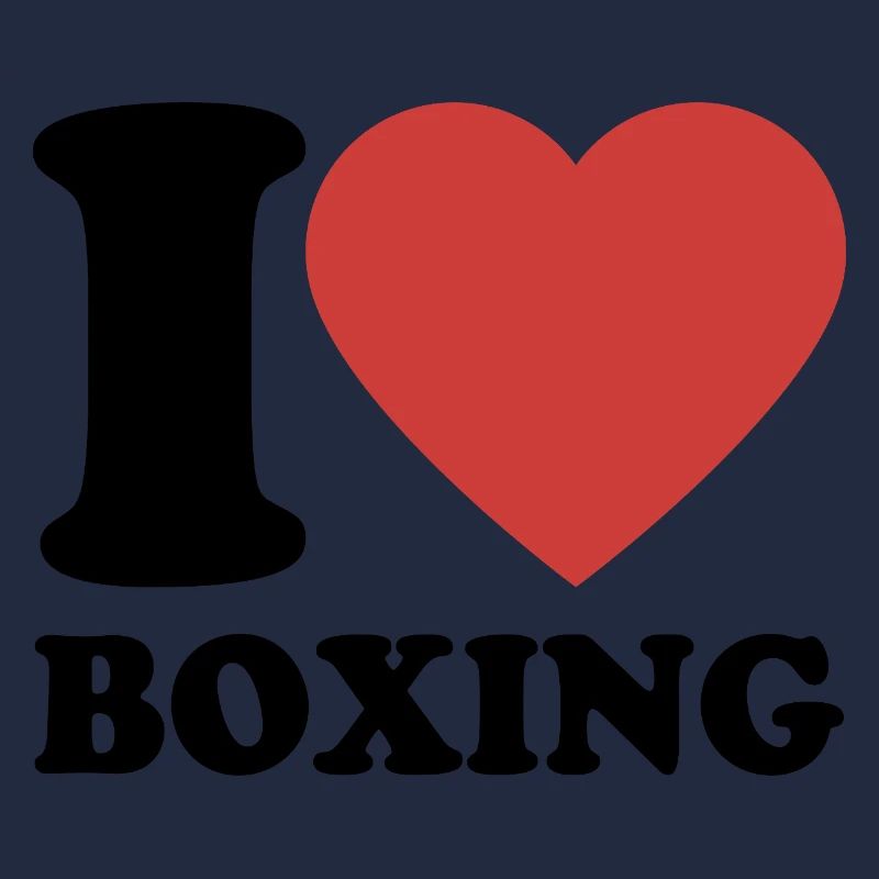 J’aime la boxe - Coeur - Boxe