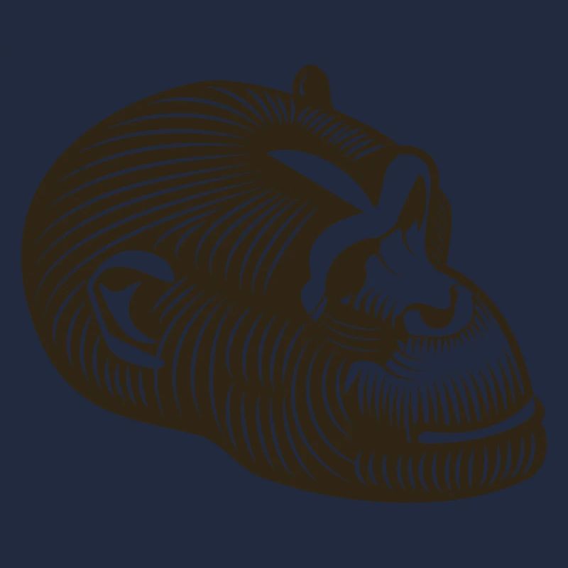 Stylized GORILLE head