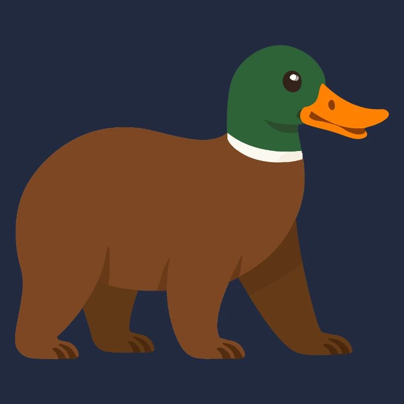 Die Bärente - sie hat einen Schnabel!