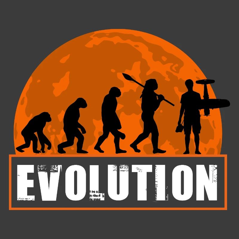 Funny RC_Plane Human Evolution RC Flight Owner
