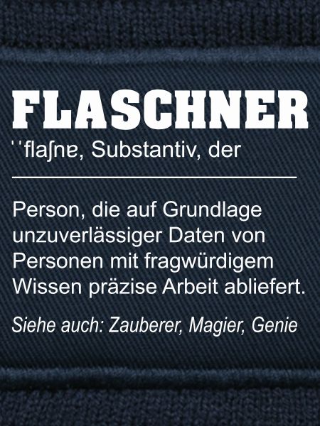 Flaschner lustige Definition
