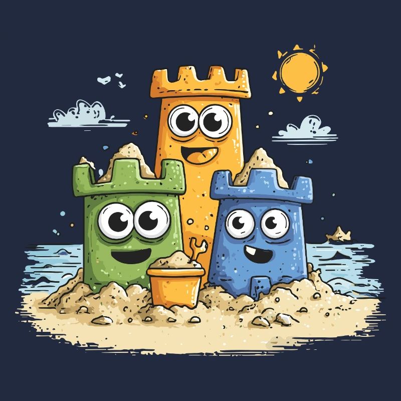 Héros bac à sable sur la plage