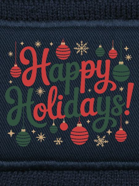 Happy Holidays Ornament-Skript