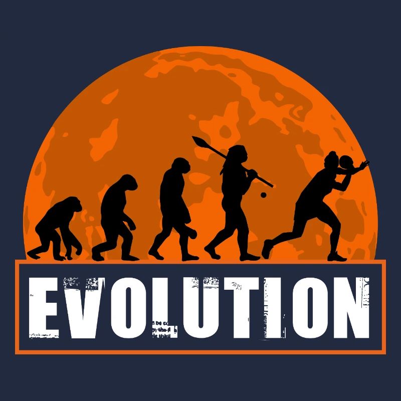 Art de joueur de ping-pong Evolution du tennis de table