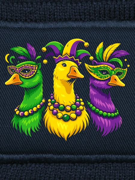 Karnevalstrio der Maskenvögel