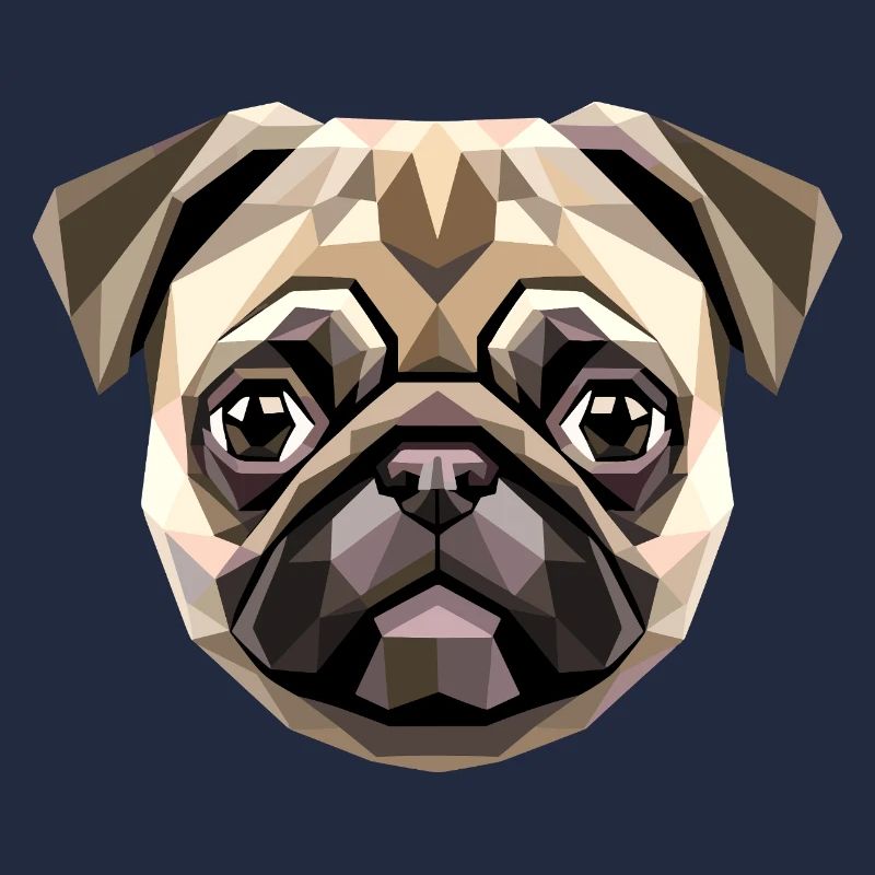 Mops Beige Hunde Liebe Carlin Kleiner Süßer Mops