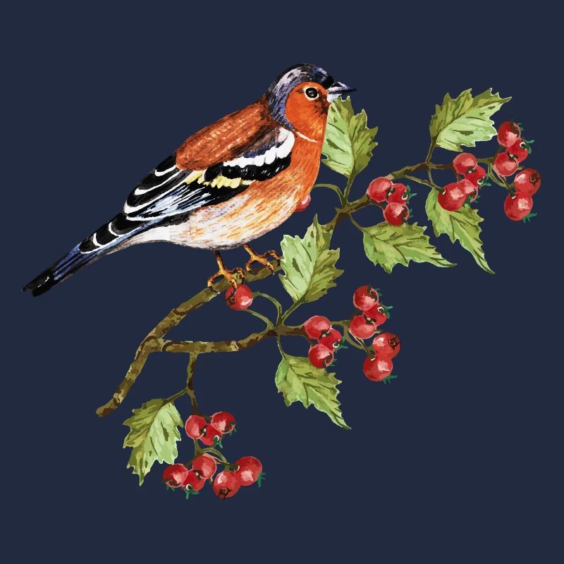 Bunter Vogel
