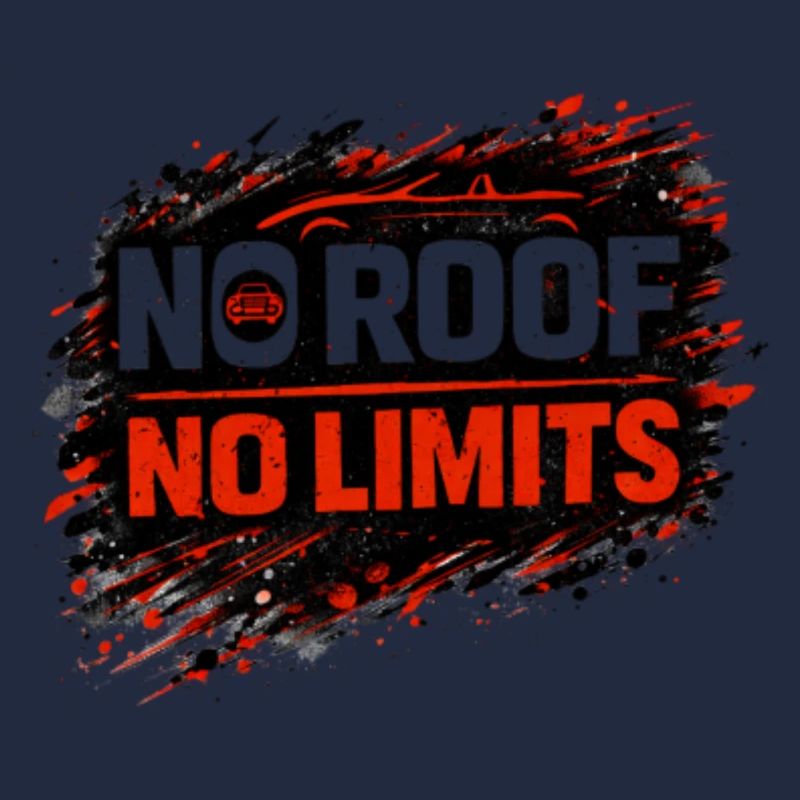 Pas de règles, pas de limites, version de la voiture décapotable