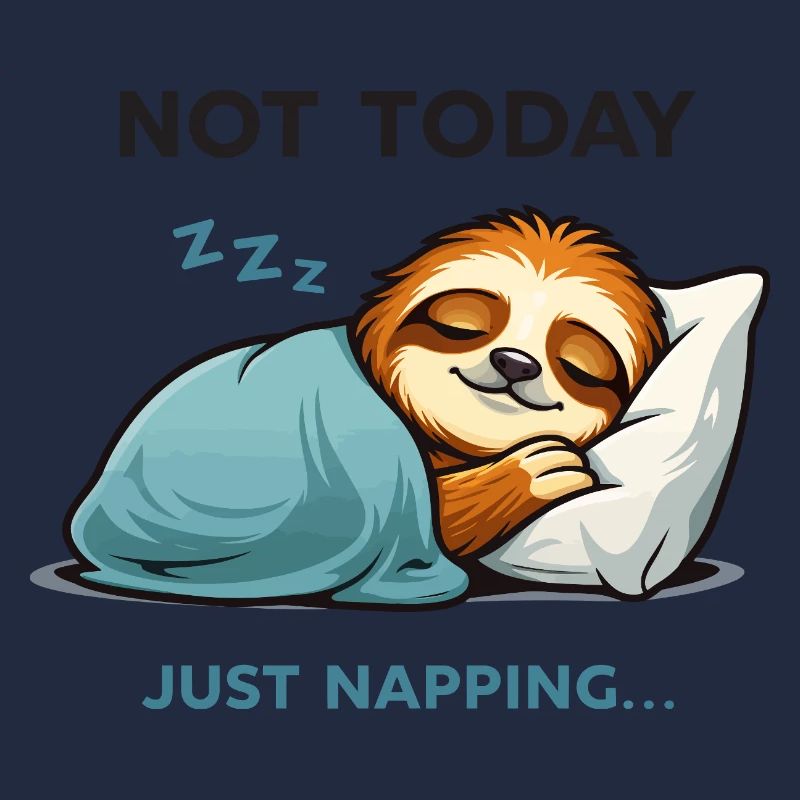 Pas aujourd’hui, Sloth Nap Tee