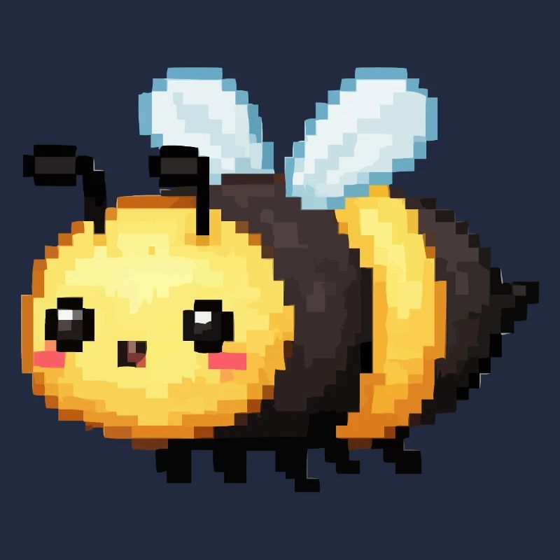 Pixel Bee Cute Retro Bees
