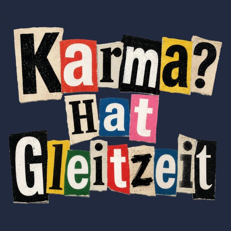Karma? Hat Gleitzeit – lustiger Spruch