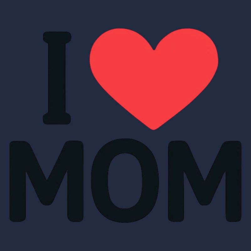 Ich liebe das MOM-Herzdesign