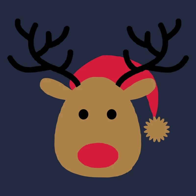 Conception drôle d'un orignal pour Noël