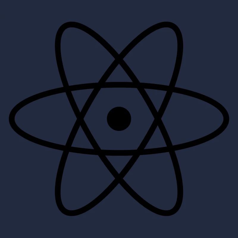 Atom Symbol Idee Geschenk Zeichen Physik