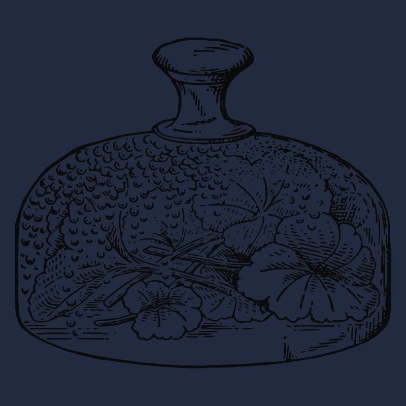 glas-glocken-leer-blumen