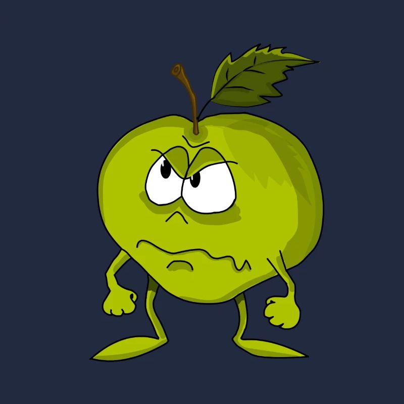 Wütender Apfel