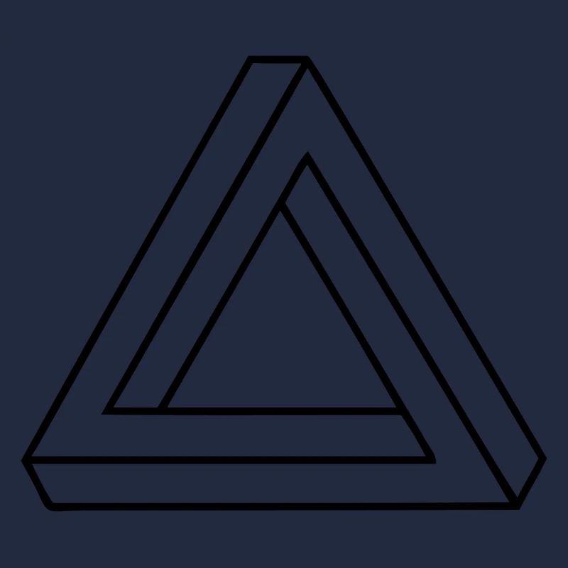 penrose triangle hipster