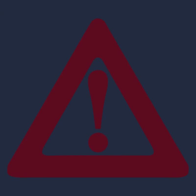 Danger icon exclamation triangle