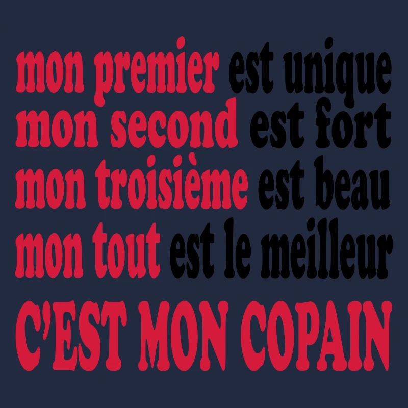 Mon copain est beau