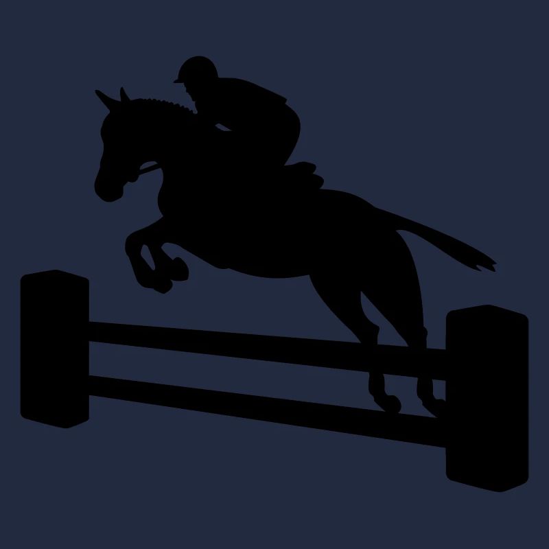 Springreiter einfarbig