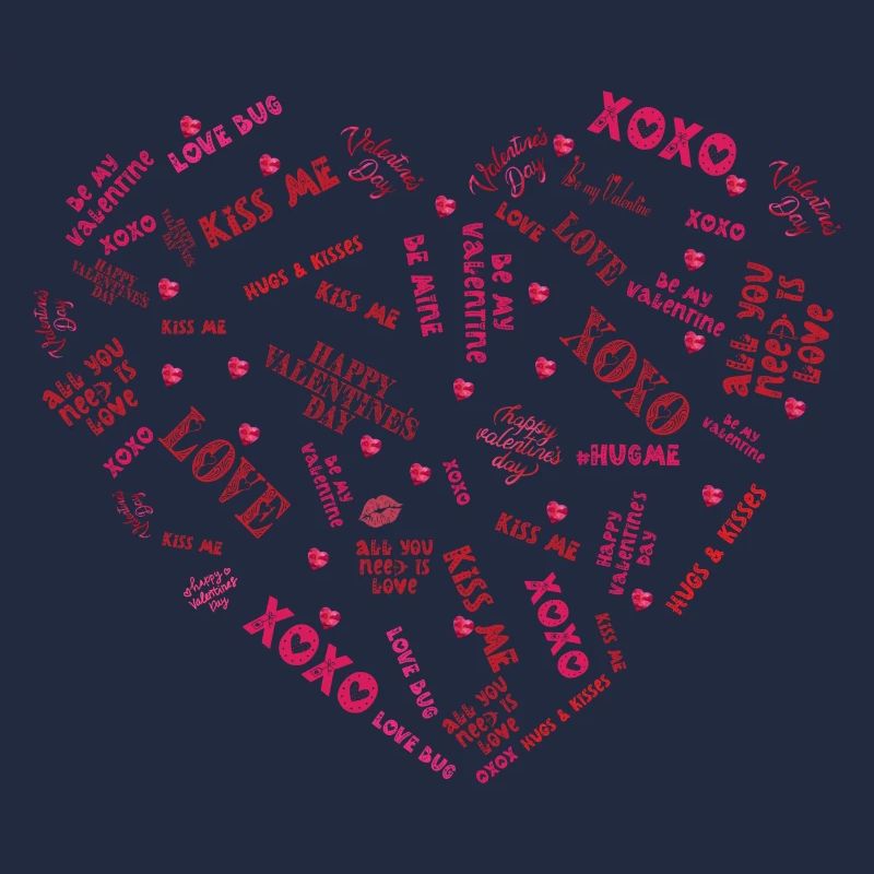 Herz voller liebe Botschaften