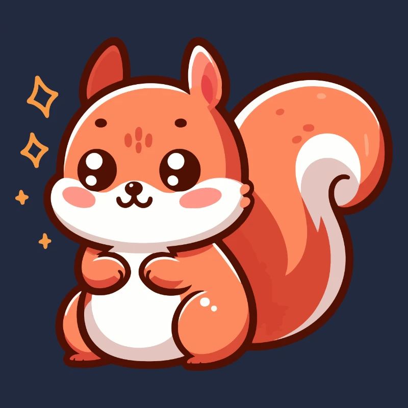Mignon petit écureuil