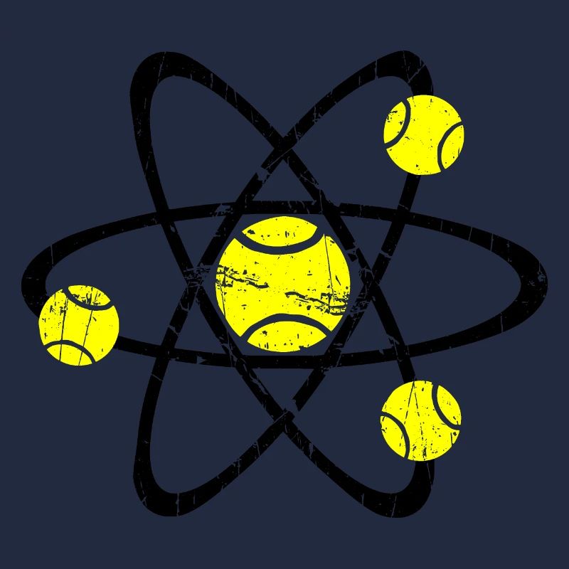 Tennis Physik Shirt dunkel