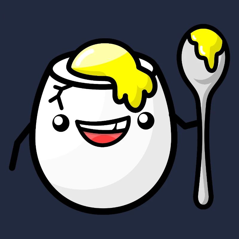 Breakfast egg while doing your hair