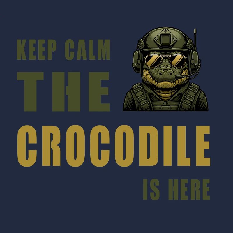 Krokodil im Einsatz – Keep Calm