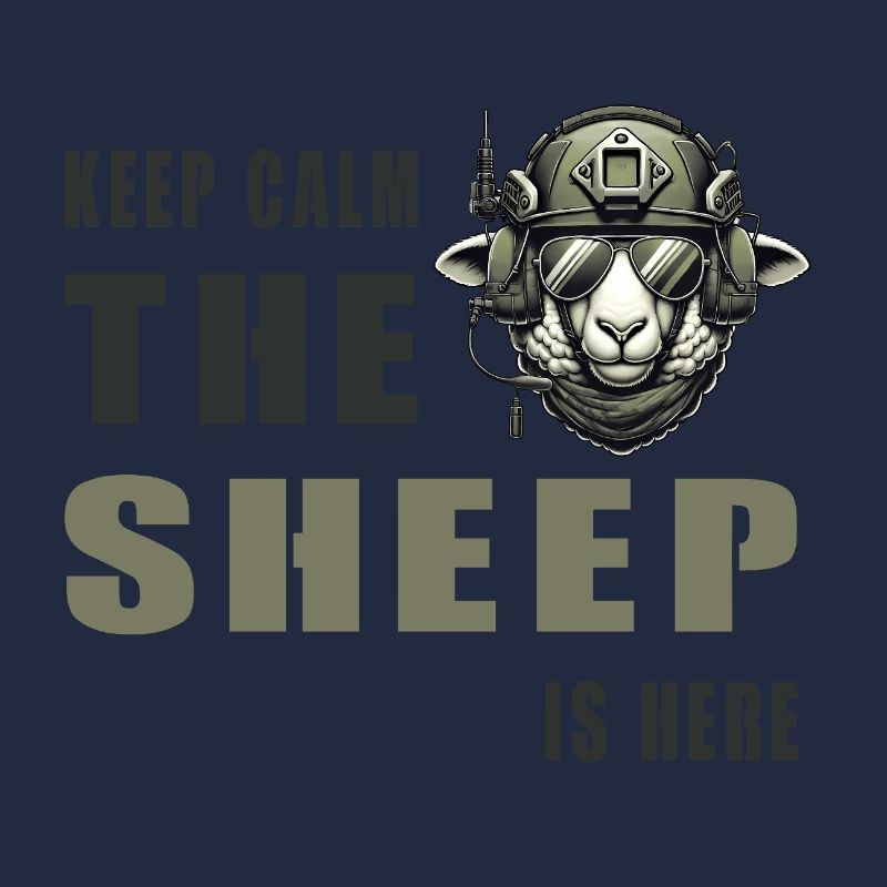 Sheep – Keep Calm Design