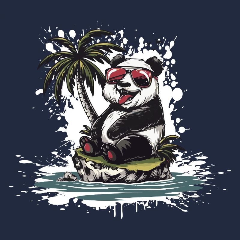 Panda Insel Palme