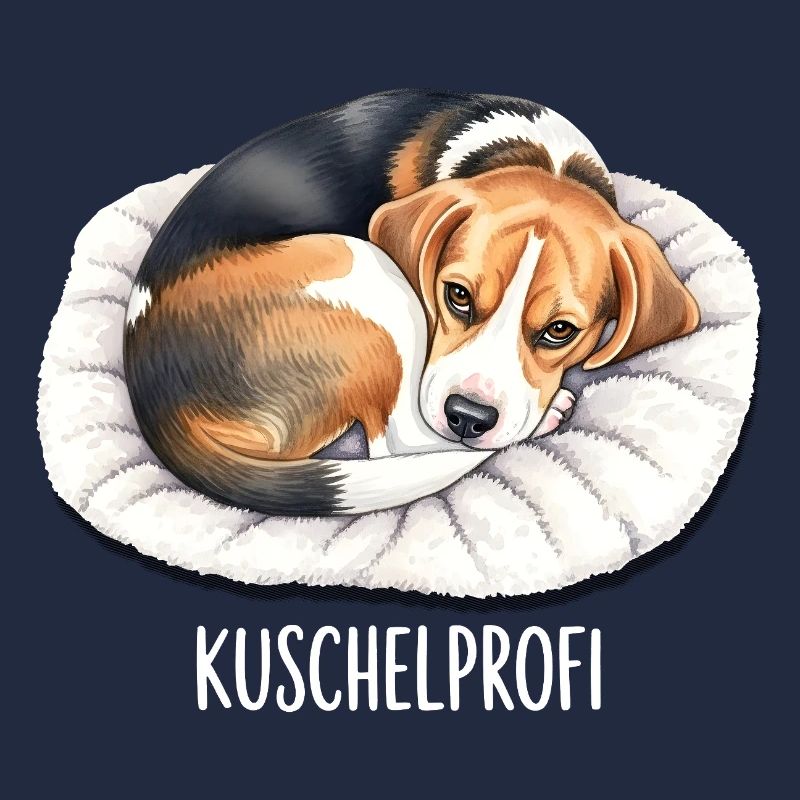 Beagle Cuddle Professional – Motif de chien mignon